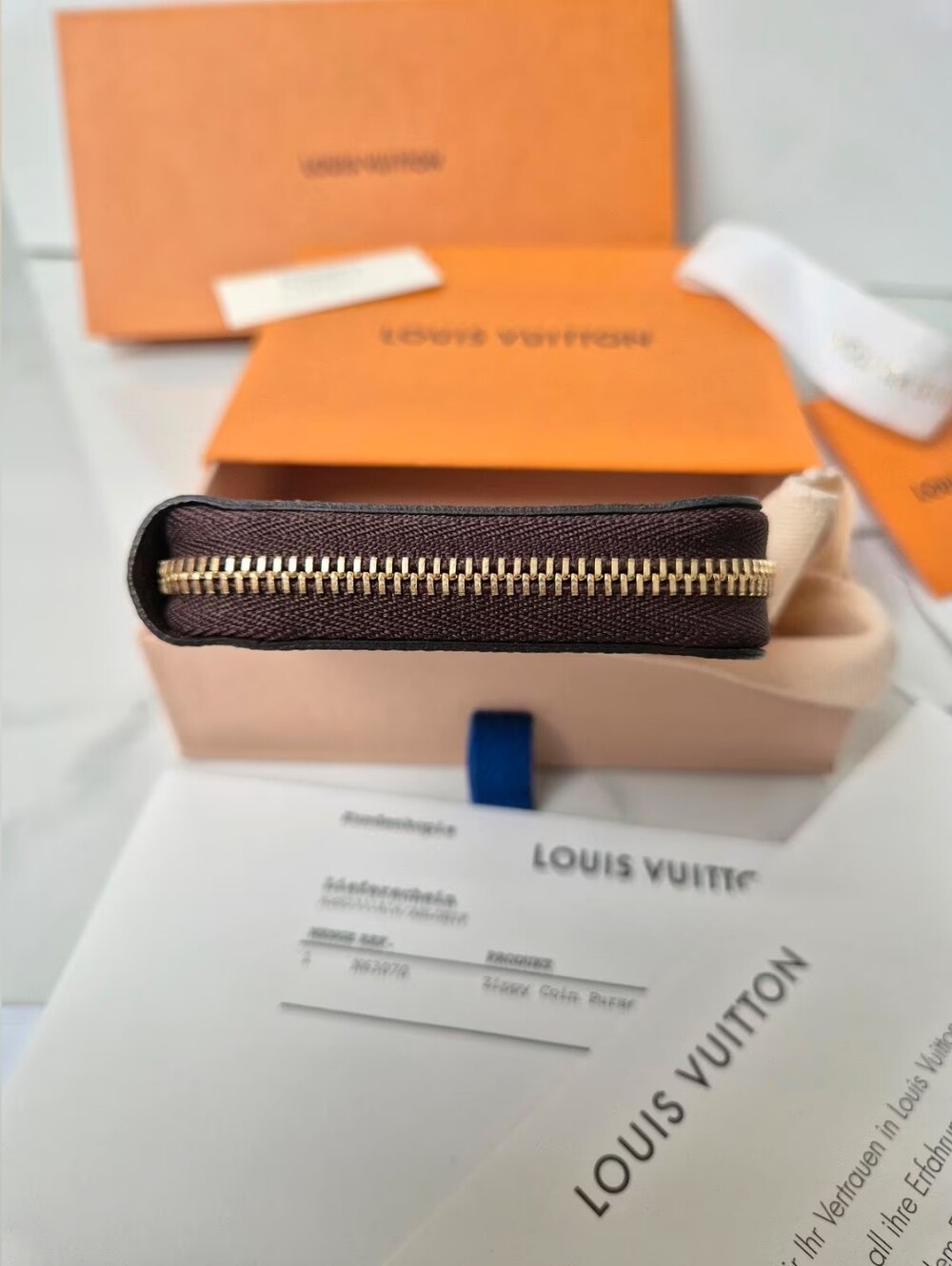 Louis Vuitton Zippy Coin Purse Wallet in Brown - Picture 7 of 10